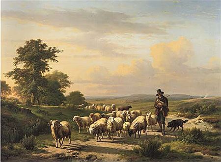 Leading the flock over the heath