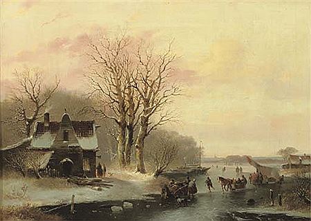 Dusk on a winters day