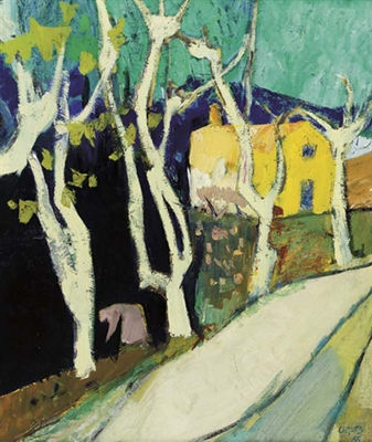 The yellow house by Wim Oepts - Auction record, sale price, and art valuation. Compare with similar artists and explore comparable artworks.