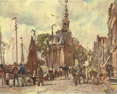 The Harbour of Hoorn by Erasmus Bernard Van Dulmen Krumpelman - Auction record, sale price, and art valuation. Compare with similar artists and explore comparable artworks.