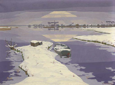 The Loosdrechtse Plassen in Winter