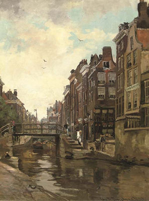 Delfsche Vaart, Rotterdam; Daily Activities Along a Dutch Canal by Christiaan Snijders - Auction record, sale price, and art valuation. Compare with similar artists and explore comparable artworks.