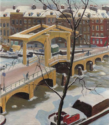 The Magere Brug by Joop Stierhout - Auction record, sale price, and art valuation. Compare with similar artists and explore comparable artworks.