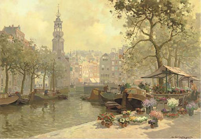 Sample artwork by Jan Knikker Jr (1911 - 1990), known for painting - View similar artists and auction records