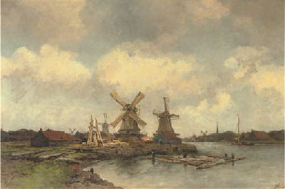 Windmills at the Zaanse Schans