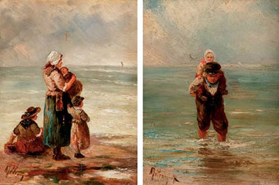 Activities on the Beach (Pair)