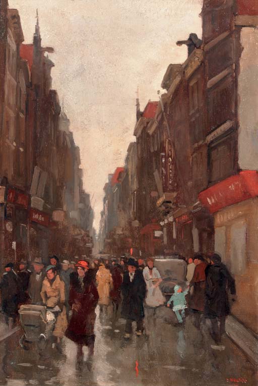 A Busy Shopping Street