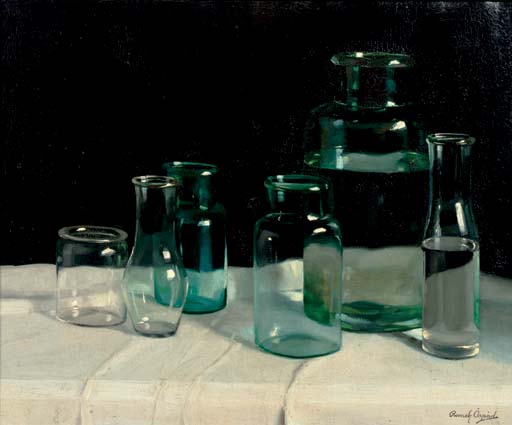 A Still Life with Bottles