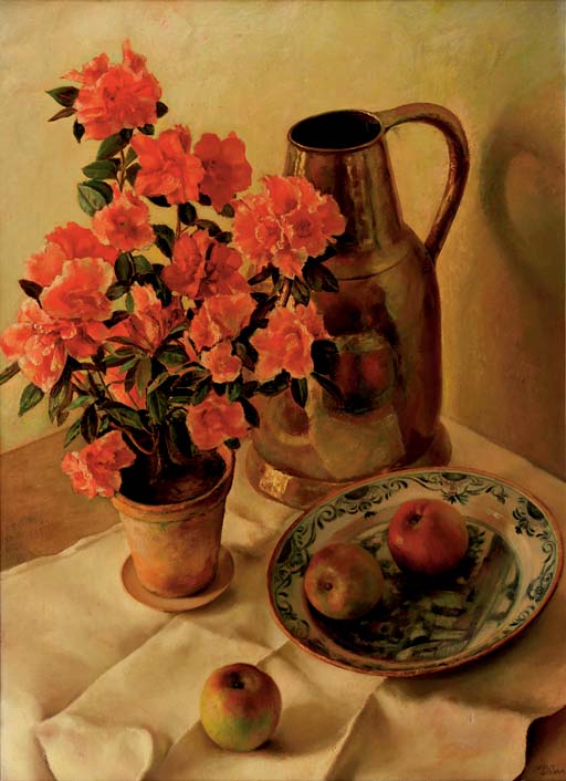 Stilleven Met Azalea - A Still Life with Azaleas