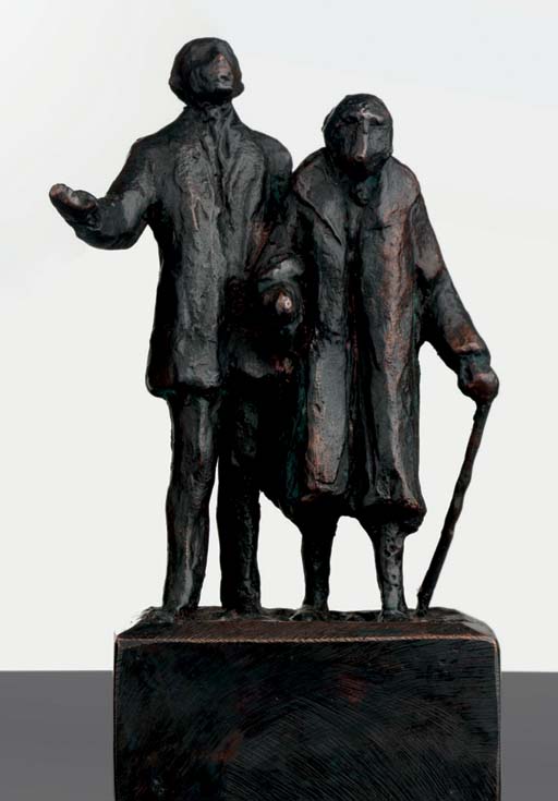 Elderly Couple by Karel Gomes - Auction record, sale price, and art valuation. Compare with similar artists and explore comparable artworks.
