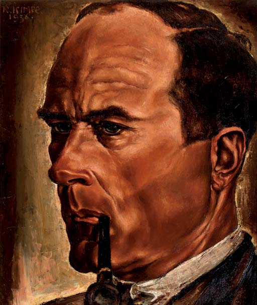 Portrait of Reimond Kimpe: Selfportrait