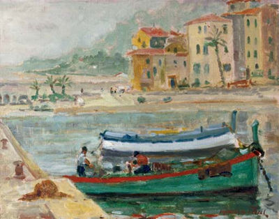 The harbour of Menton