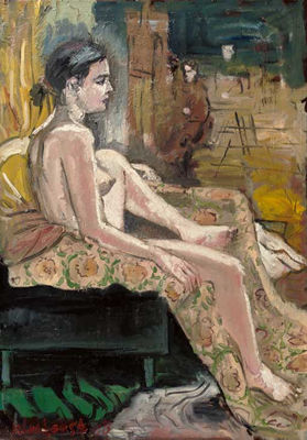 Seated nude