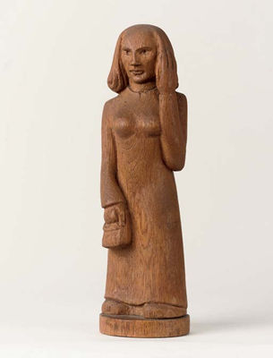 Woman standing by Antoon Radecker - Auction record, sale price, and art valuation. Compare with similar artists and explore comparable artworks.