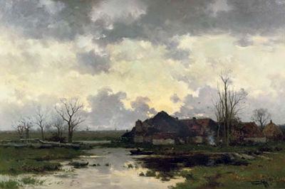 In de Peel, molens aan de oude Maas: along the river by Willem Cornelis Rip - Auction record, sale price, and art valuation. Compare with similar artists and explore comparable artworks.