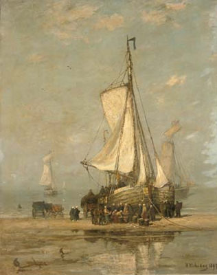 Sorting the day's catch