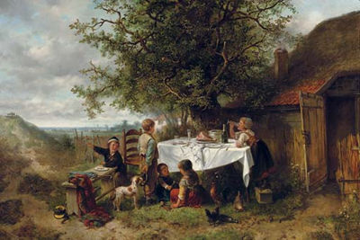 The dinner party by Johan Mari Henri Ten Kate - Auction record, sale price, and art valuation. Compare with similar artists and explore comparable artworks.