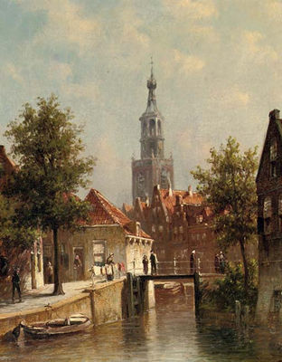 A capriccio view of Alkmaar in summer