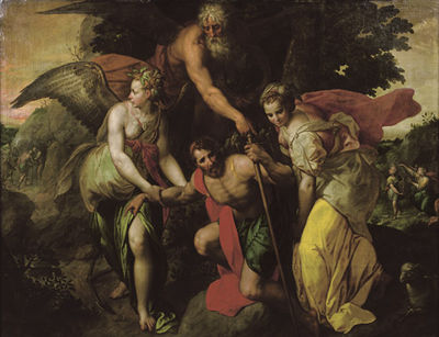 An Allegory of the Burden of Old Age by Jacob de Backer I - Auction record, sale price, and art valuation. Compare with similar artists and explore comparable artworks.