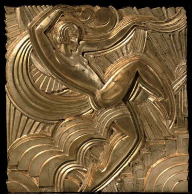Sample artwork by Maurice Pico (1900 - 1977), known for murals, gilt plaster plaques, abstract painting, architecture, interior and furniture design - View similar artists and auction records