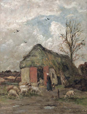 Feeding time by Sina Mesdag van Houten - Auction record, sale price, and art valuation. Compare with similar artists and explore comparable artworks.