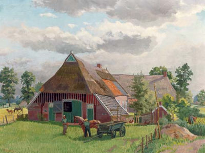 A farmyard by Henk Johan Melgers - Auction record, sale price, and art valuation. Compare with similar artists and explore comparable artworks.