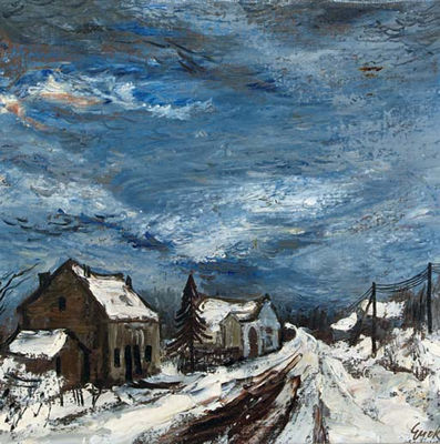 A winter landscape