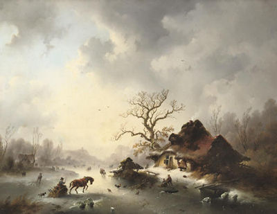 A busy day on the ice