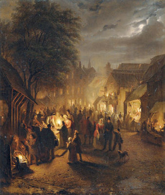 Sample artwork by Georg Gillis Haanen (1807 - 1879), known for landscape, genre and still-life painting - View similar artists and auction records