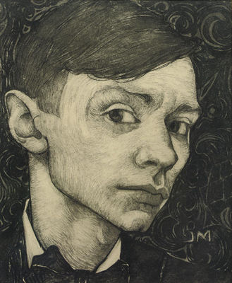 Portrait of Jan Mankes: Self-portrait