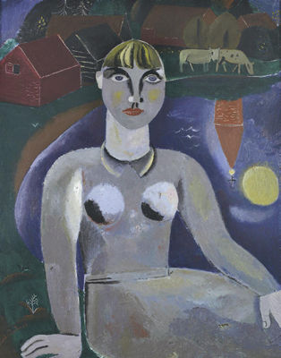 Meisje in het blauw - Girl in blue by Gustave De Smet - Auction record, sale price, and art valuation. Compare with similar artists and explore comparable artworks.