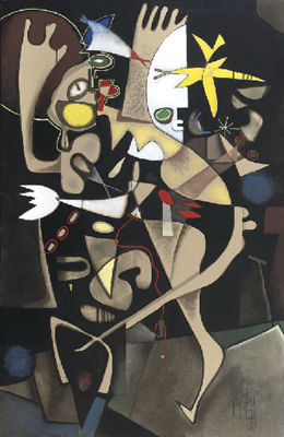 Vogeltänzer - Hommage à Miró