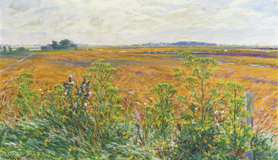 Landscape in Groningen by Johan Dykstra - Auction record, sale price, and art valuation. Compare with similar artists and explore comparable artworks.