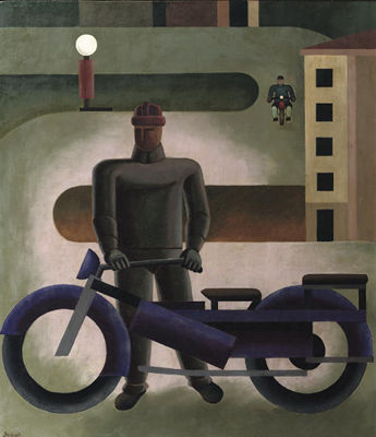 A motoros by Sandor Bortnyik - Auction record, sale price, and art valuation. Compare with similar artists and explore comparable artworks.