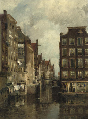 A view of the Kolk, Amsterdam by Jan Hillebrand Wijsmuller - Auction record, sale price, and art valuation. Compare with similar artists and explore comparable artworks.