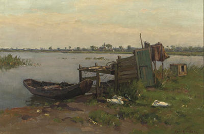 Sample artwork by Bernardus Antonie van Beek (1875 - 1941), known for painting - View similar artists and auction records