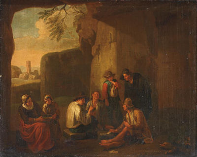 Sample artwork by Norbert van Bloemen (1670 - 1746), known for historical, landscape and figure painting - View similar artists and auction records