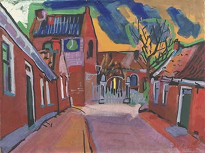 A village street, Ezinge - Groningen