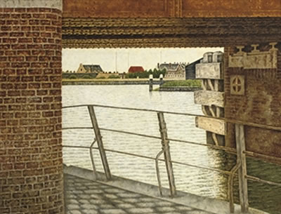 Sample artwork by Salomon Meijer (1877 - 1965), known for painting, etching, amsterdam cityscape, cats - View similar artists and auction records
