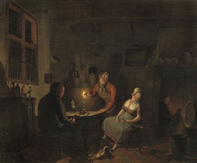 An evening smoke by Andreas Franciscus Vermeulen - Auction record, sale price, and art valuation. Compare with similar artists and explore comparable artworks.