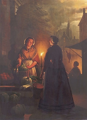 A market stall by night by Andreas Franciscus Vermeulen - Auction record, sale price, and art valuation. Compare with similar artists and explore comparable artworks.