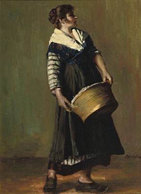A laundry woman by Erno Ernest Voros von Bel - Auction record, sale price, and art valuation. Compare with similar artists and explore comparable artworks.
