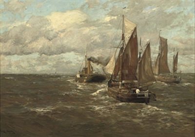 Boats in open water