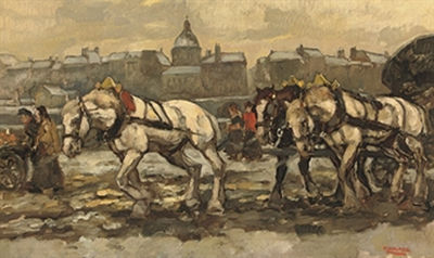 Pulling a heavy load, Rotterdam
