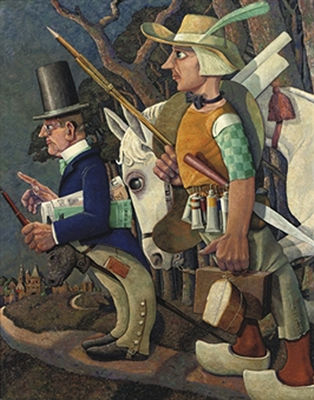 Don Quichotte & Sancho Panza of 'De nieuwe fabrikant met zijn hoofdvertegenwoordiger'