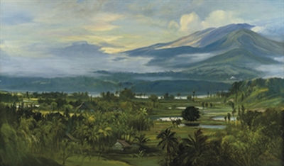 An Indonesian landscape