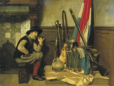 The smoking soldier