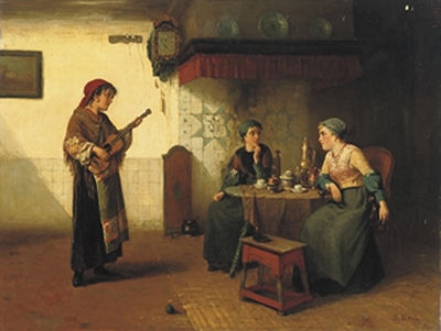 The gipsy musician by Sipke Kool - Auction record, sale price, and art valuation. Compare with similar artists and explore comparable artworks.