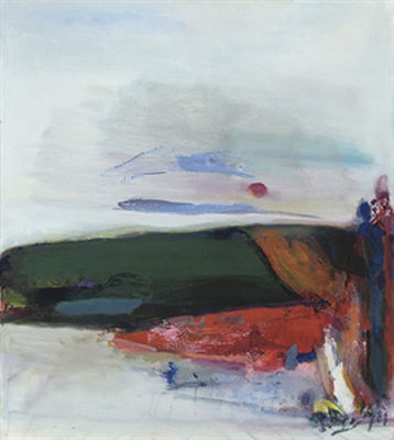 Landscape with mother and child
