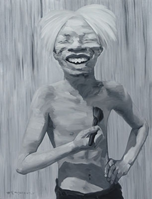 Self portrait as Andy Warhol by Jun Mu - Auction record, sale price, and art valuation. Compare with similar artists and explore comparable artworks.